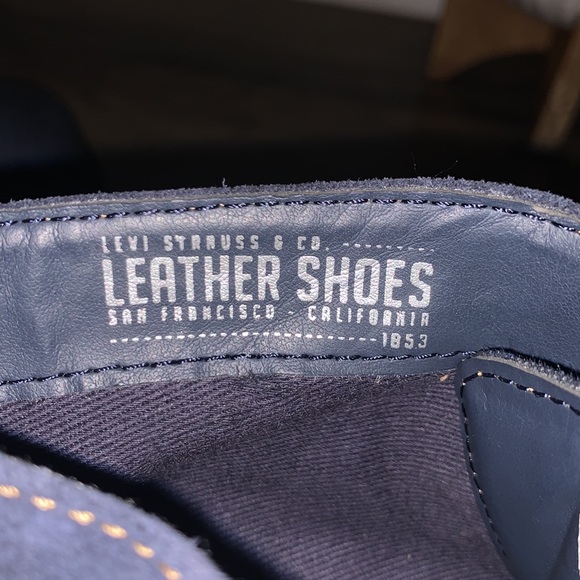 NWOT SHEFFIELD NAVY SUEDE WORK BOOT - Picture 8 of 11